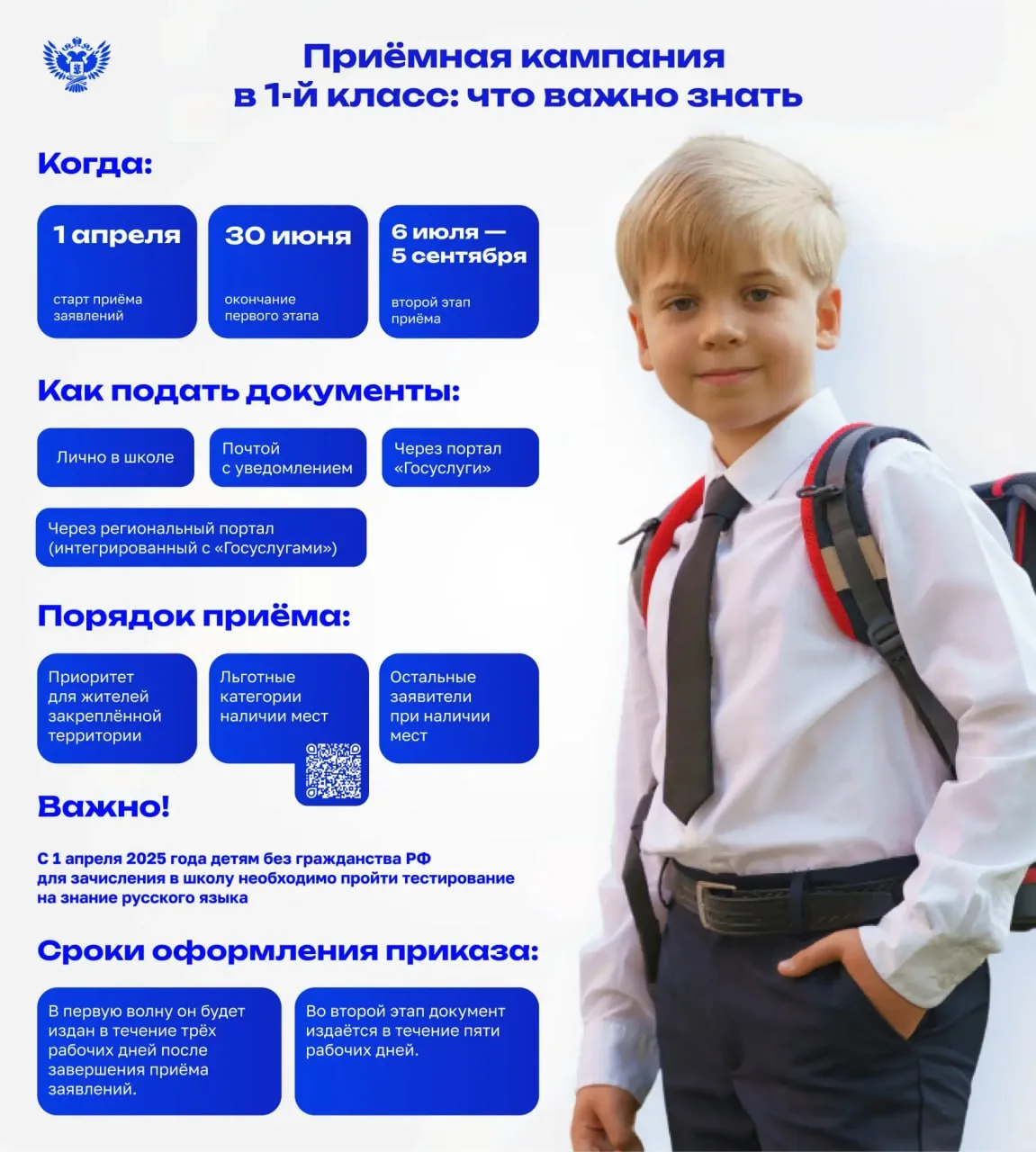✅Важная информация для родителей будущих первоклассников!