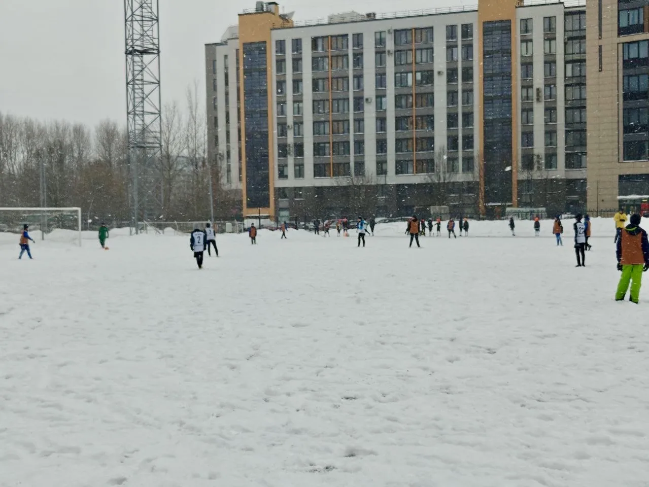 Команда #Экран2013 отделения футбола провела первый матч в новом году в товарищеском ту...