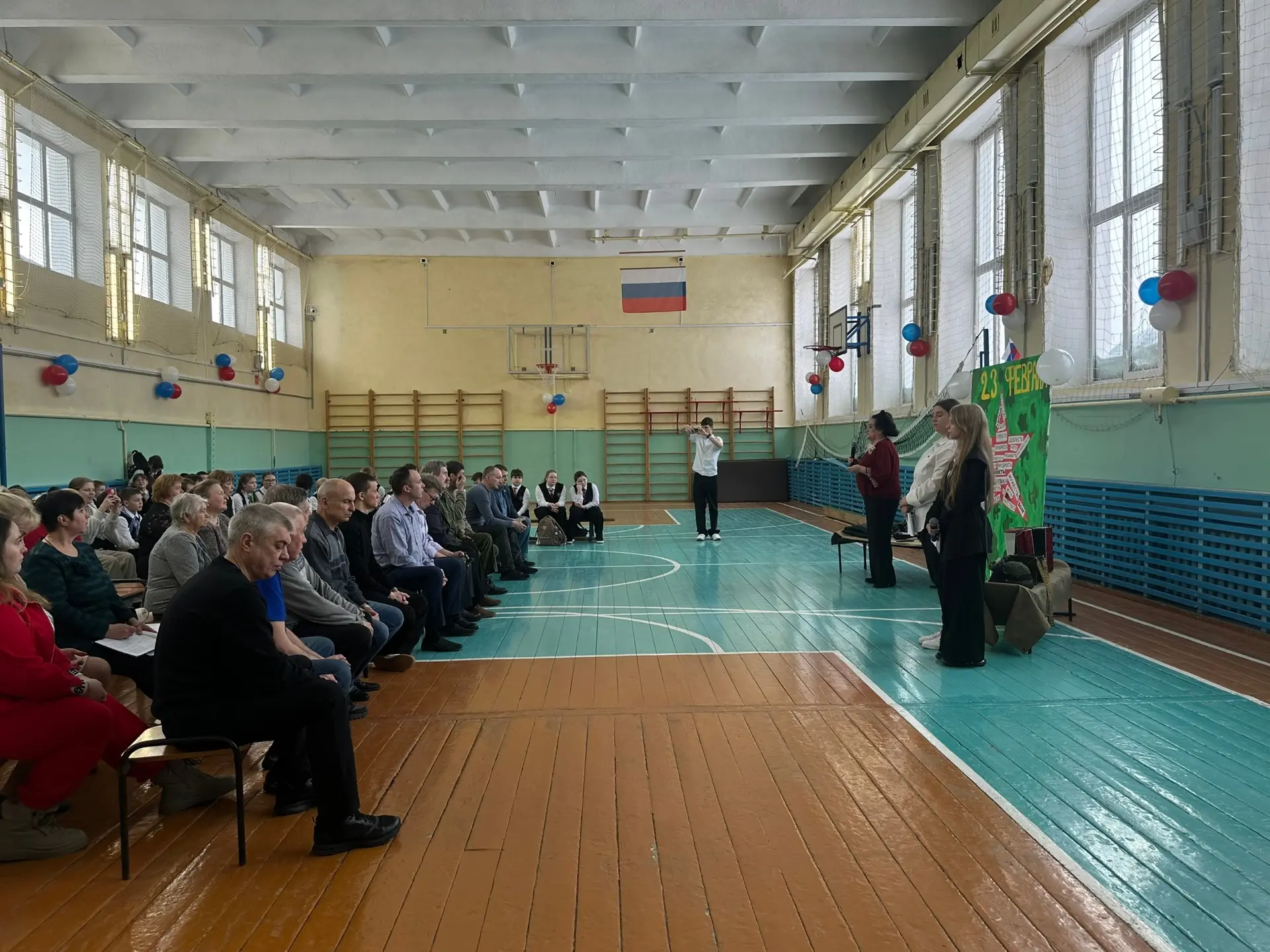 Концерт, посвящённый Дню защитника Отечества Сегодня наша школа стала настоящим праздником мужества 