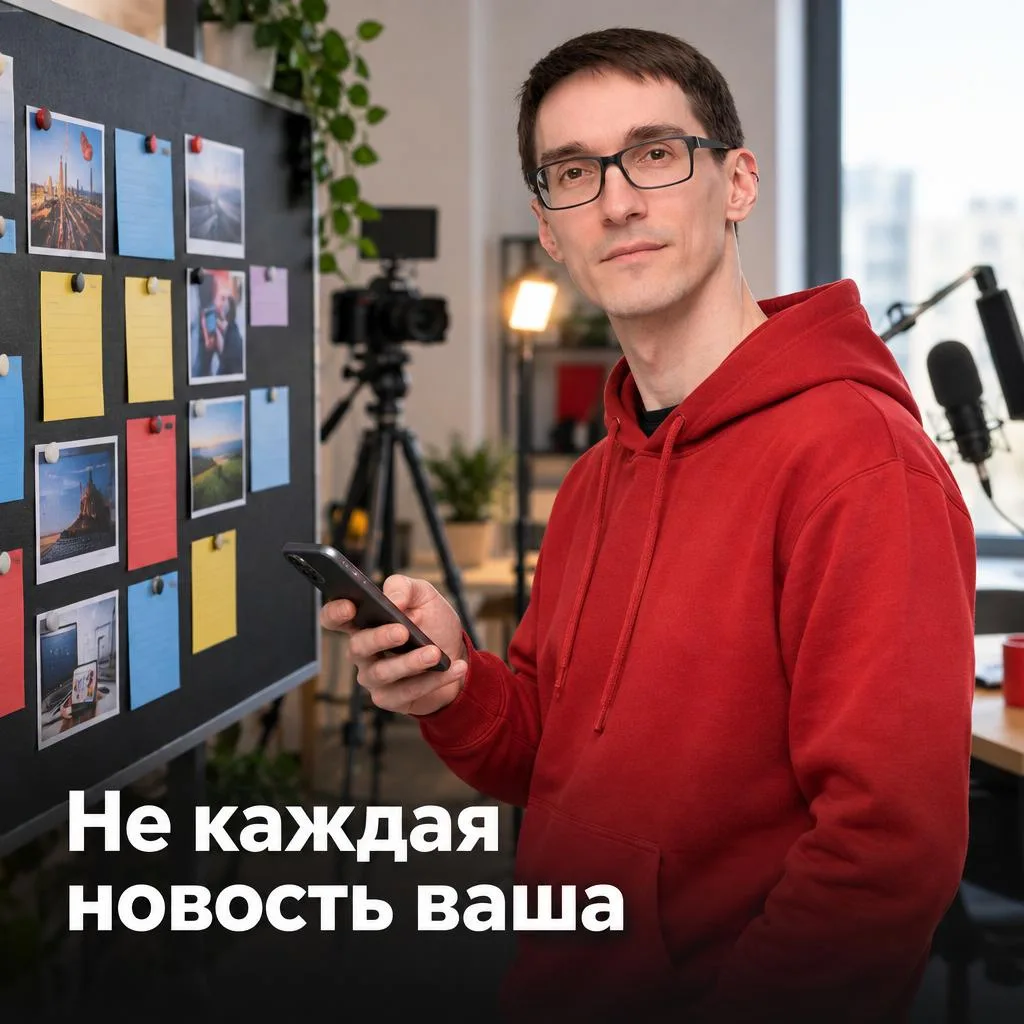 Экспертный блог теряет фокус, когда автор комментирует каждую новость в нише.