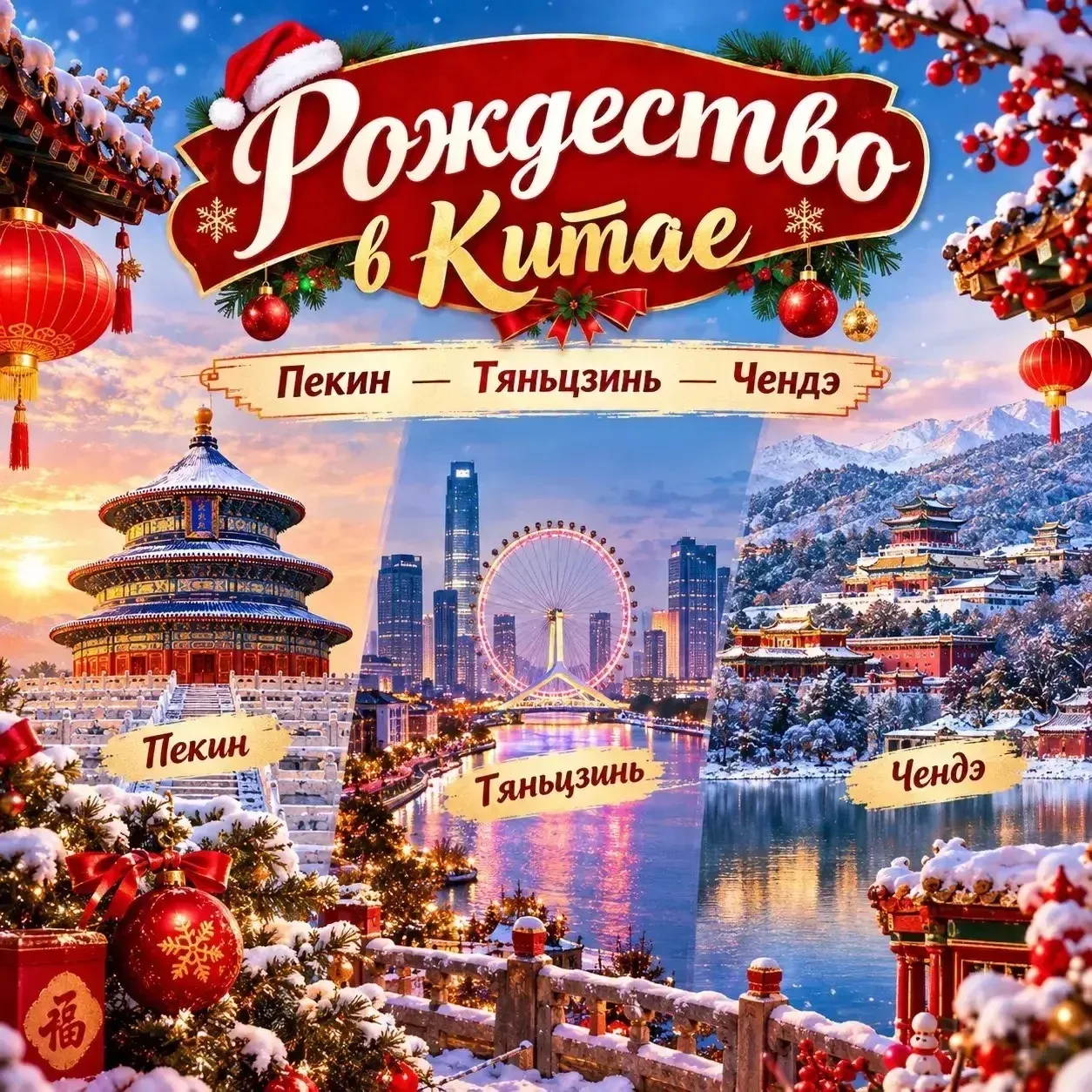 🎄🇨🇳 РОЖДЕСТВО В КИТАЕ🇨🇳🎄