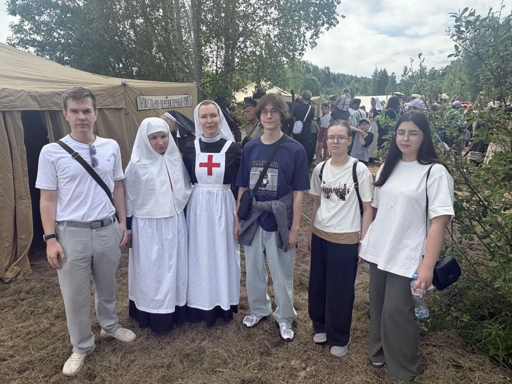 ⏳️Живое погружение в историю Первой мировой  В Зеленоградском наши девятиклассники стали свидетелями