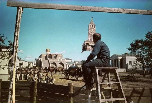 🎬 Съёмки фильма «Война и мир», 1966 год.