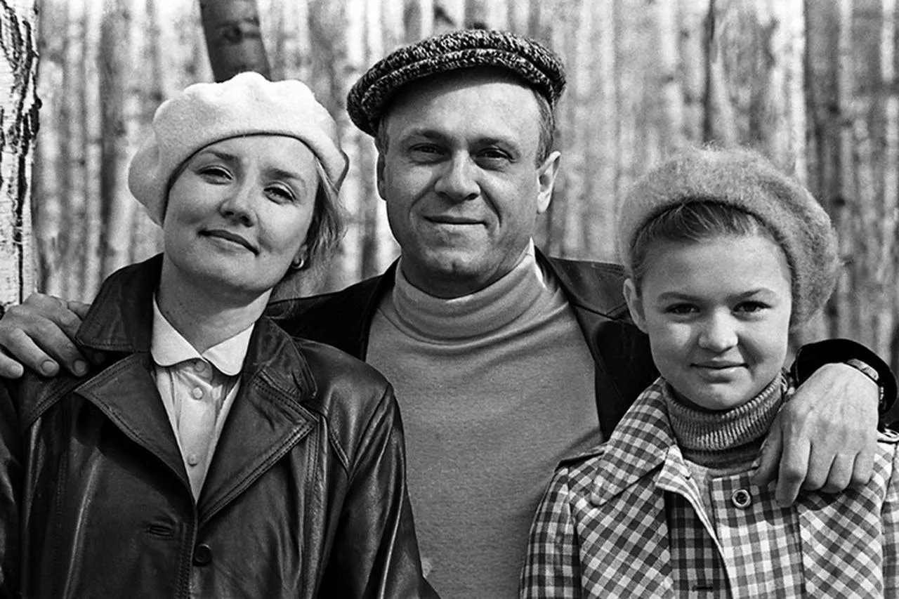 Владимир Меньшов, Вера Алентова и их дочь Юля