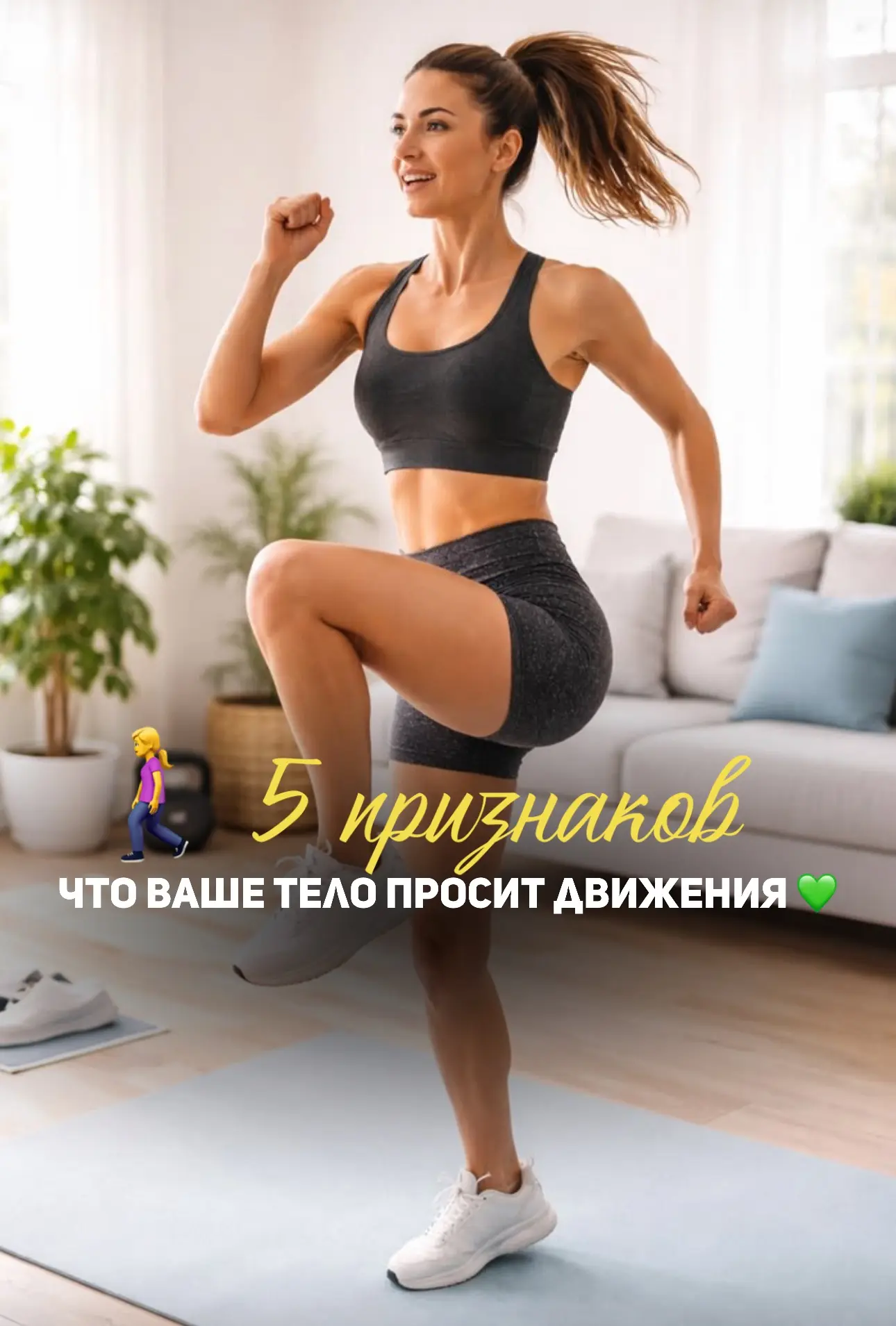 🚶‍♀️ 5 признаков, что ваше тело просит движения 💚
