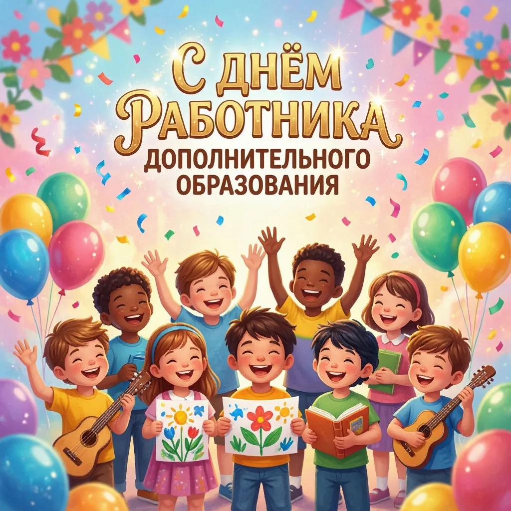 🎨 С Днем работника дополнительного образования!