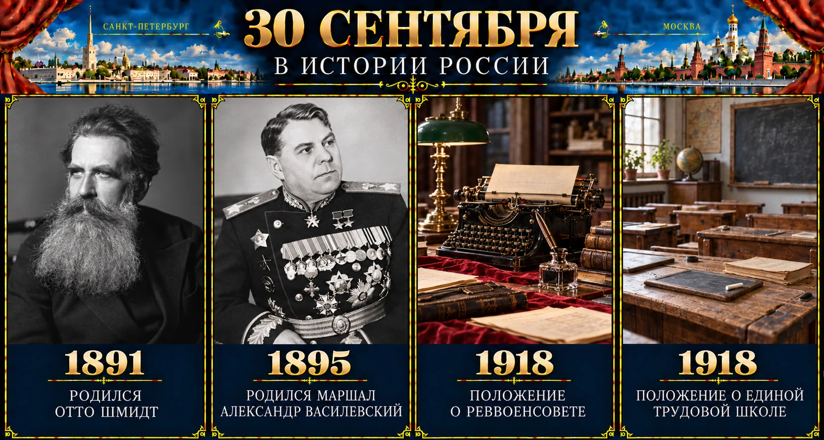 📜 30 сентября в истории России