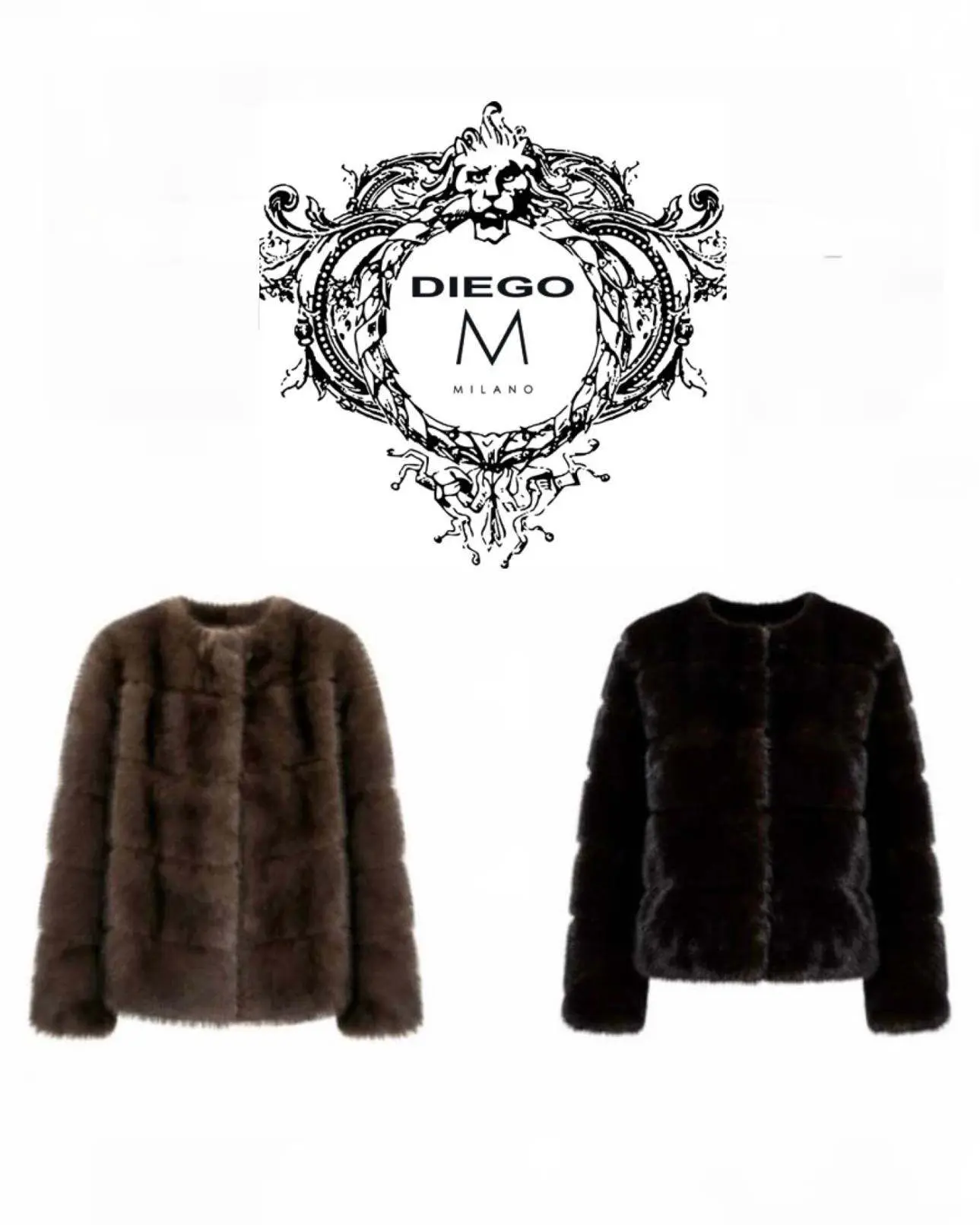 Шуба из искусственного меха от итальянского бренда Diego M✨