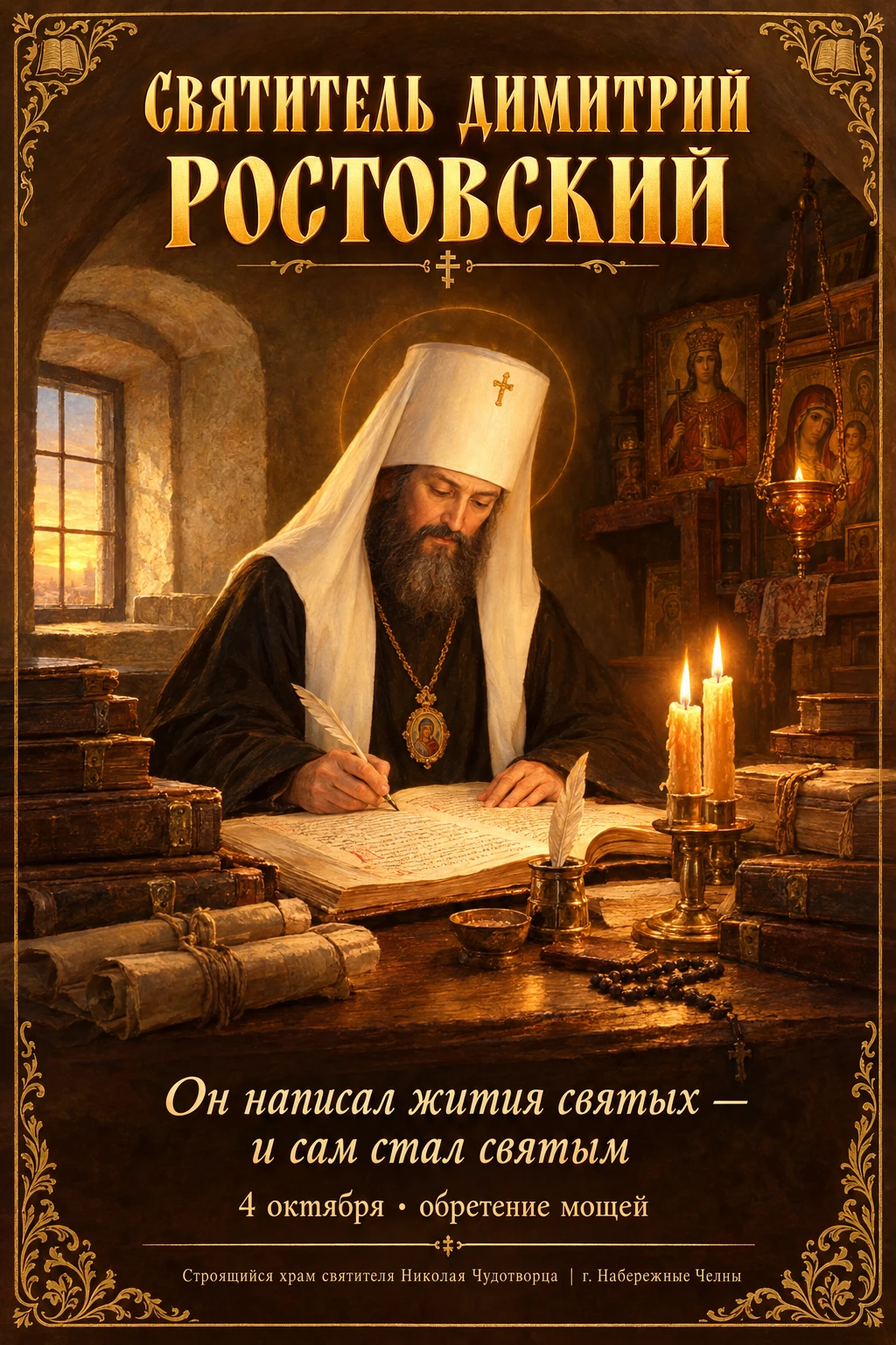 ☦️ СВЯТИТЕЛЬ ДИМИТРИЙ РОСТОВСКИЙ ☦️