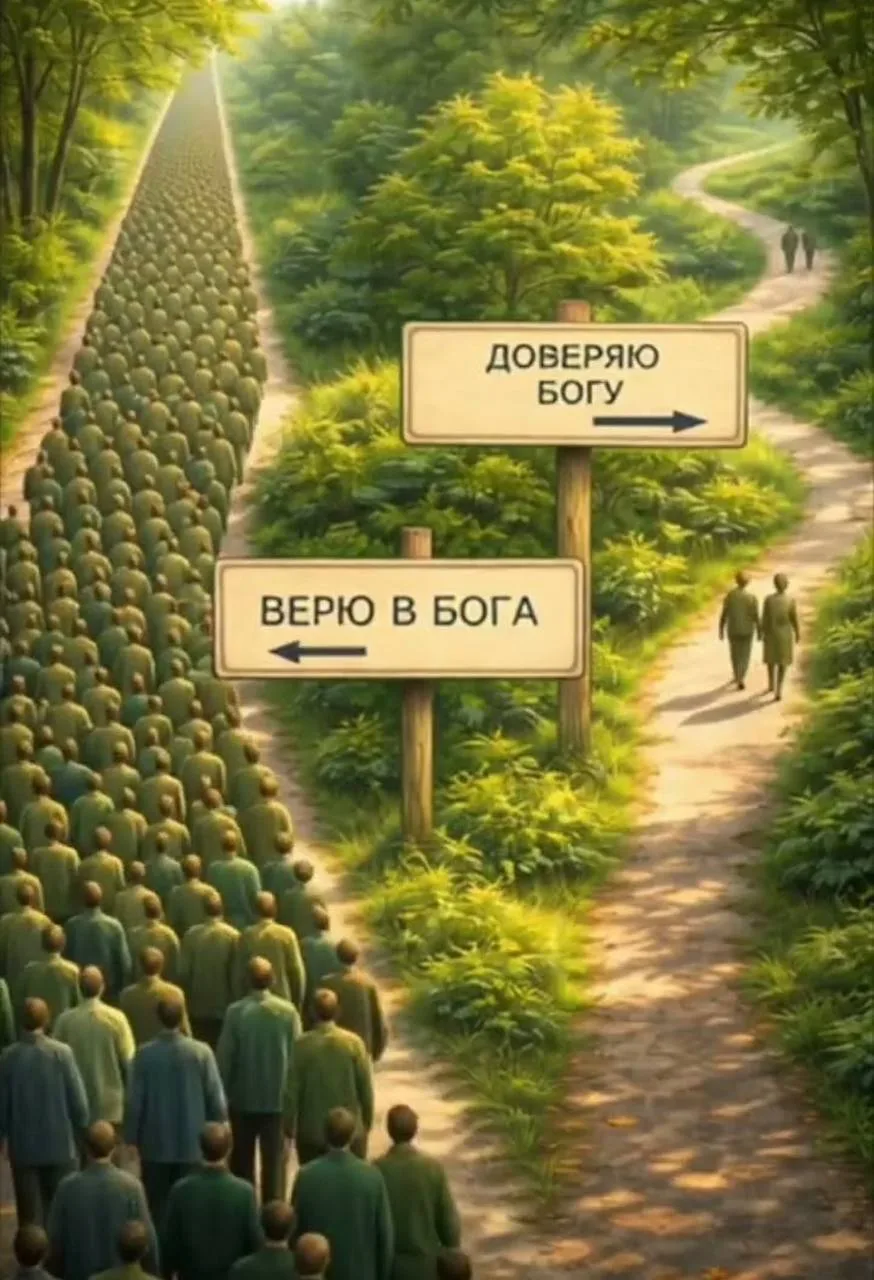 Верю в Бога и доверяю Богу.