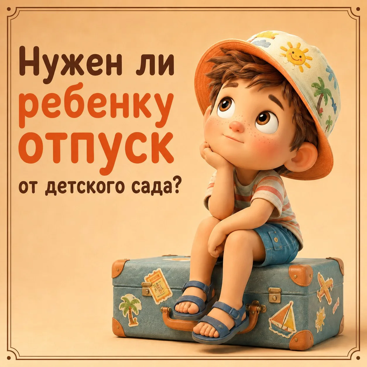 Отпуск для… дошкольника? Рассказываем, почему взрослый график истощает детей и как прав...