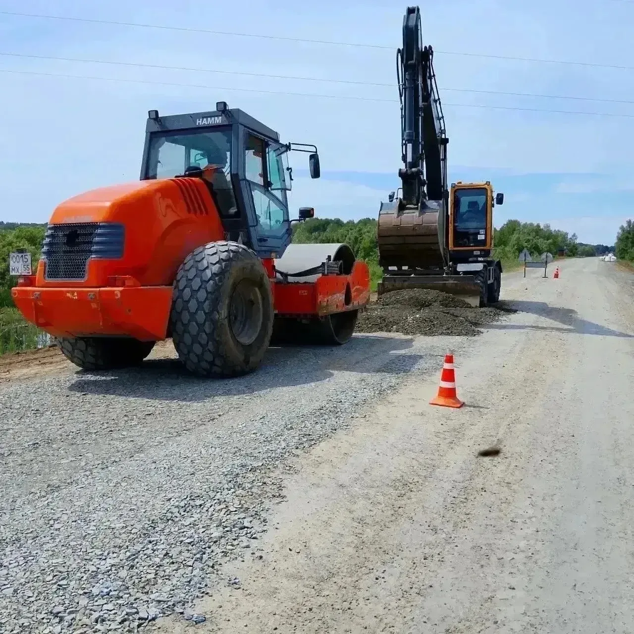 Отличная новость! Начался ремонт очередного участка 199 – 209 км  на территории Тевризского района т