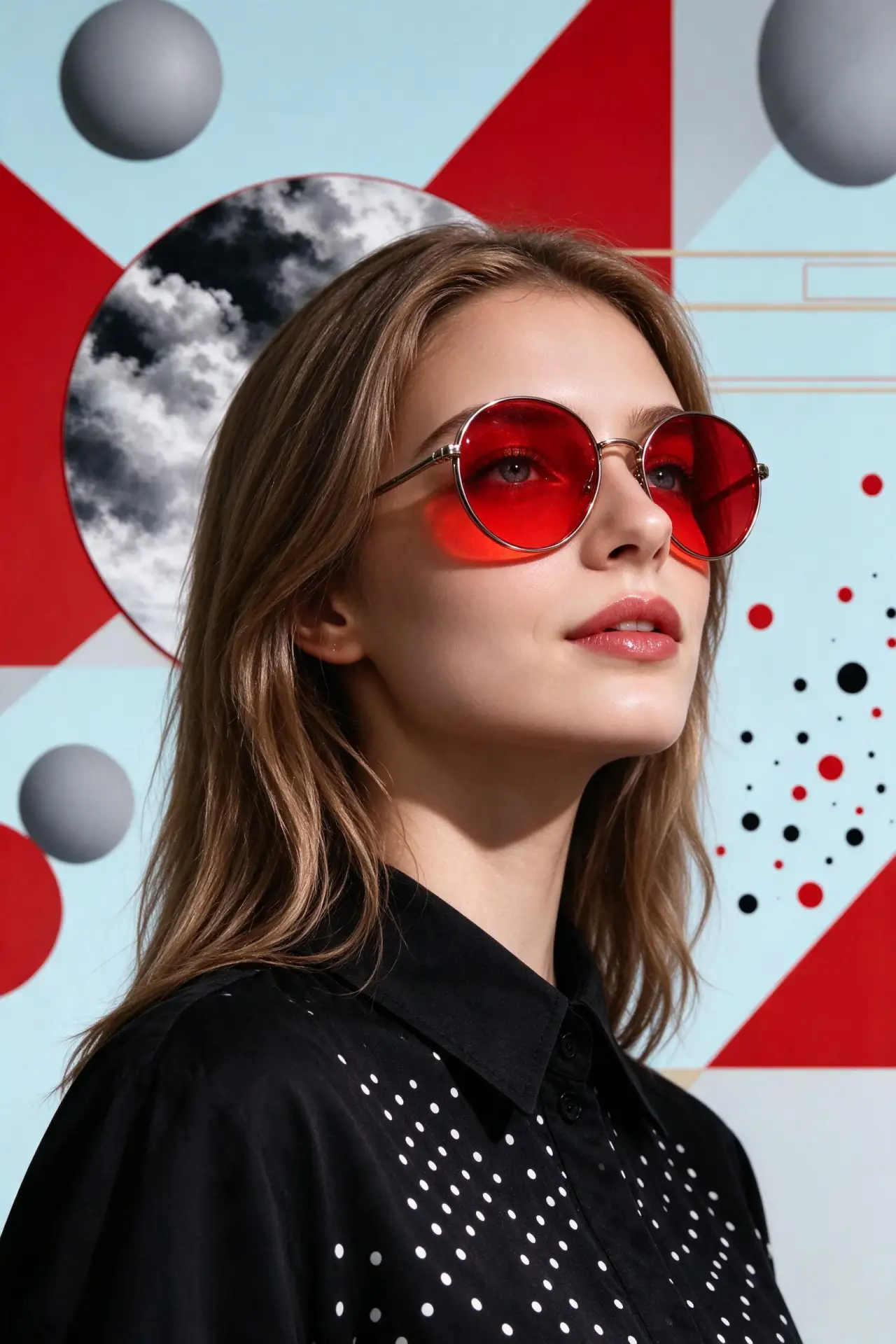 🕶️ Красные очки