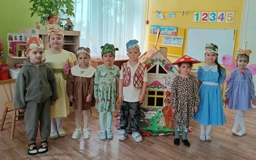 🐸В средней группе № 9 «Речецветик»  занятие по познавательному развитию