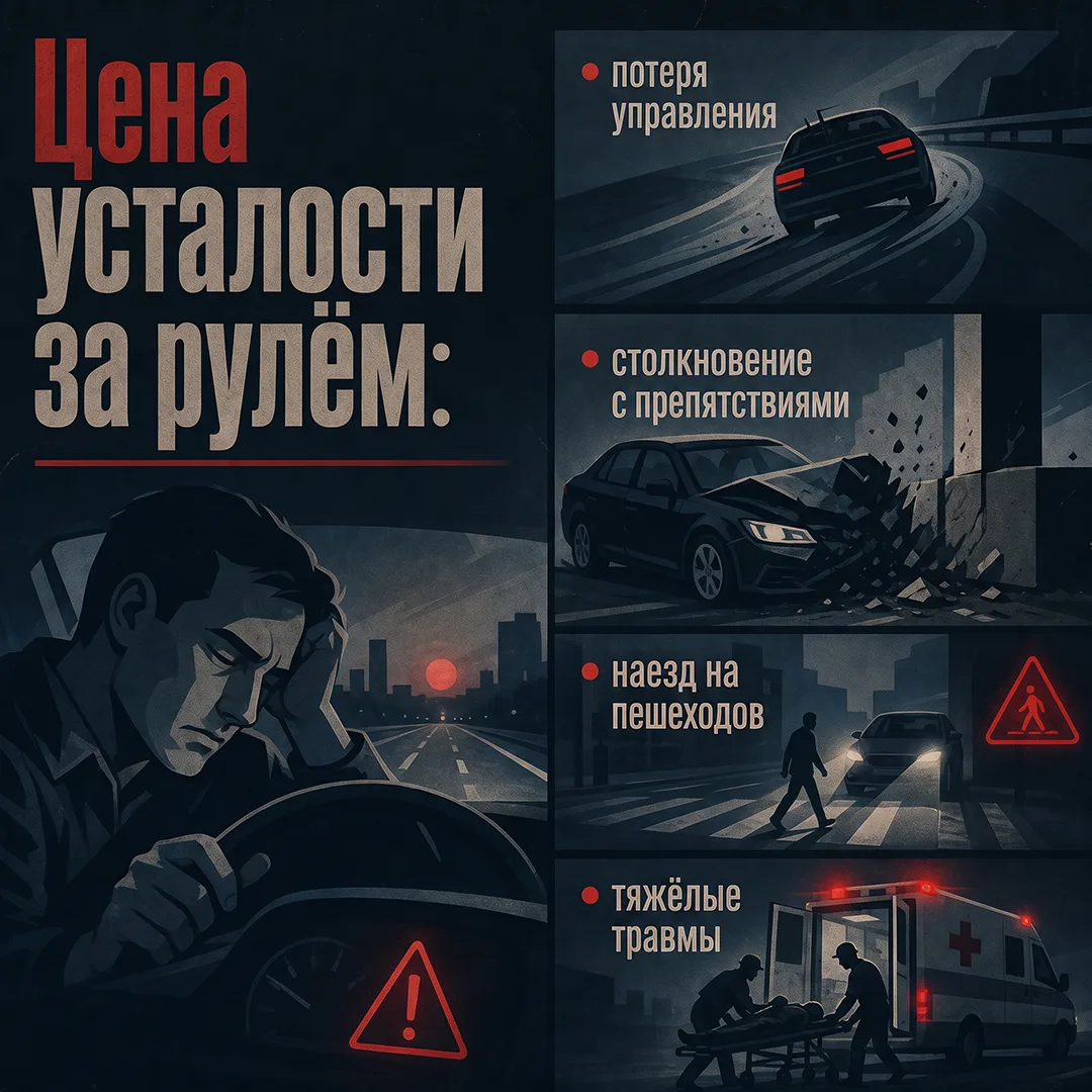 Усталость за рулём – это не просто дискомфорт, а прямая угроза жизни. Особенно когда в ...
