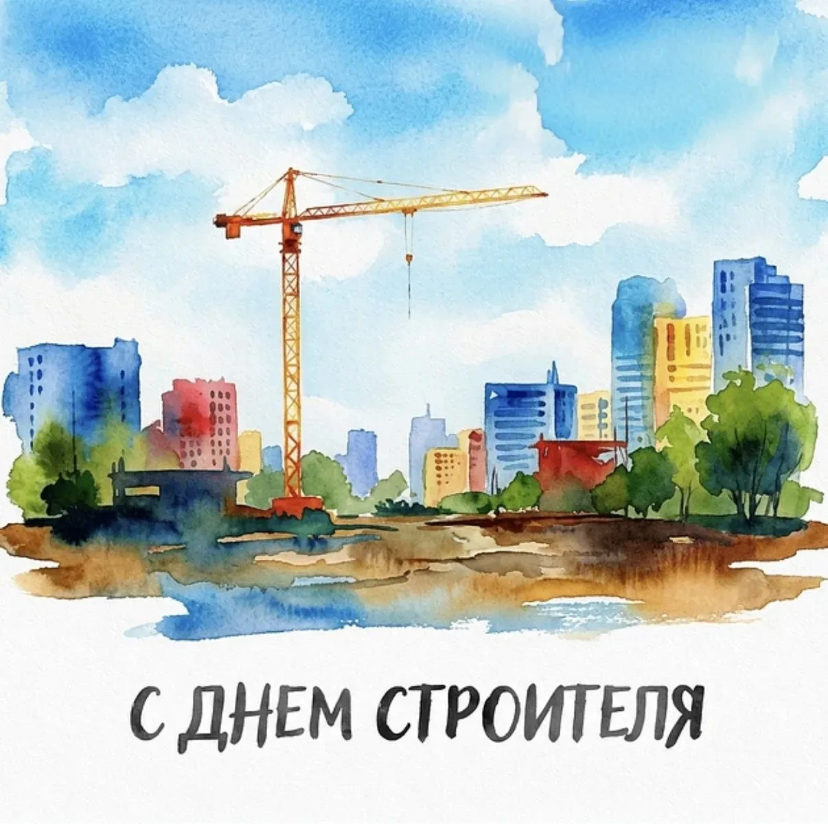 Сегодня отмечаем День строителя — праздник всех, кто создаёт дома, дворы и улицы, в кот...