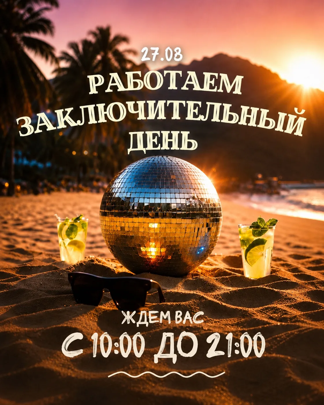 ☀️ ЖДЁМ ВАС ЗАВТРА, 27 АВГУСТА!