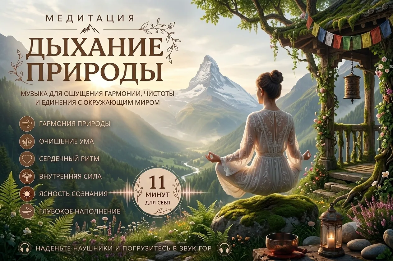 🌿 «Медитация и дыхание природы»