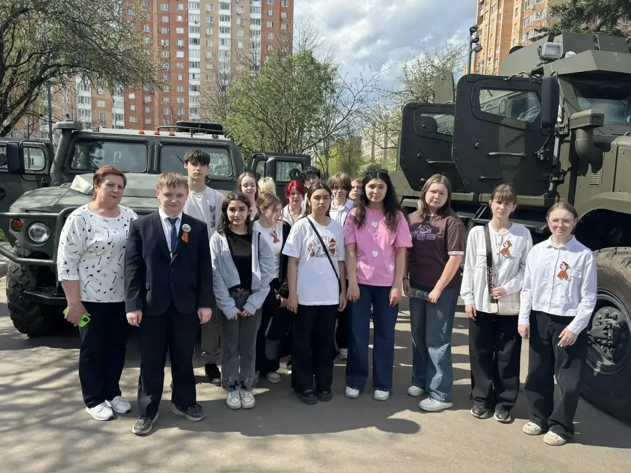 🇷🇺05.05.2026🇷🇺 В преддвении празднования Дня Великой Победы наши гимназисты стали участниками городс