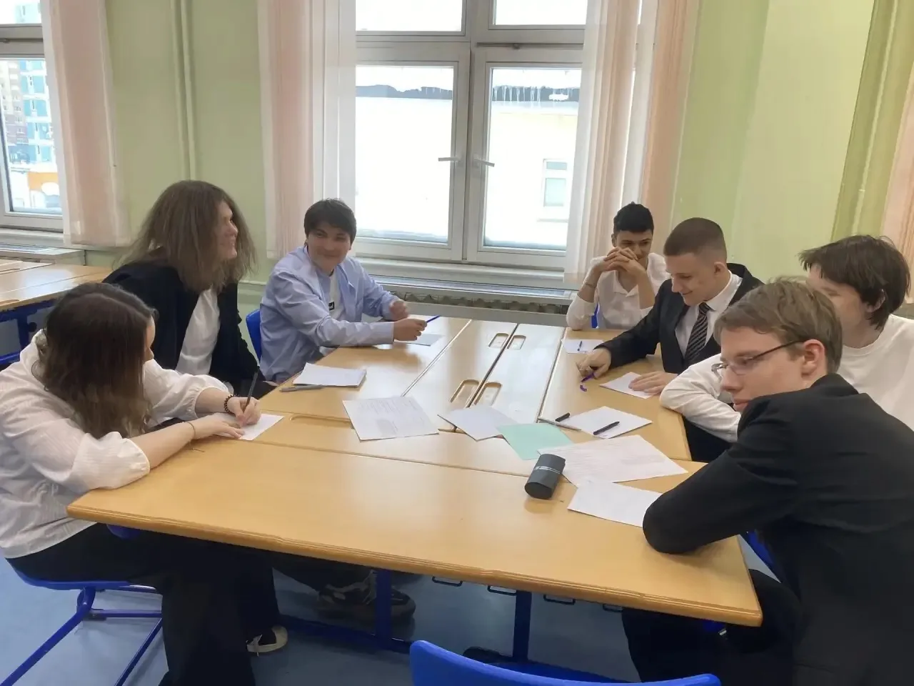 🧩16 марта в рамках недели математики учителя Екатерина Александровна Фаттахова и Иван Викторович Ник