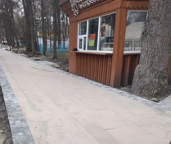 В парке Белинского идет очередной этап благоустройства по федеральной программе «Формир...