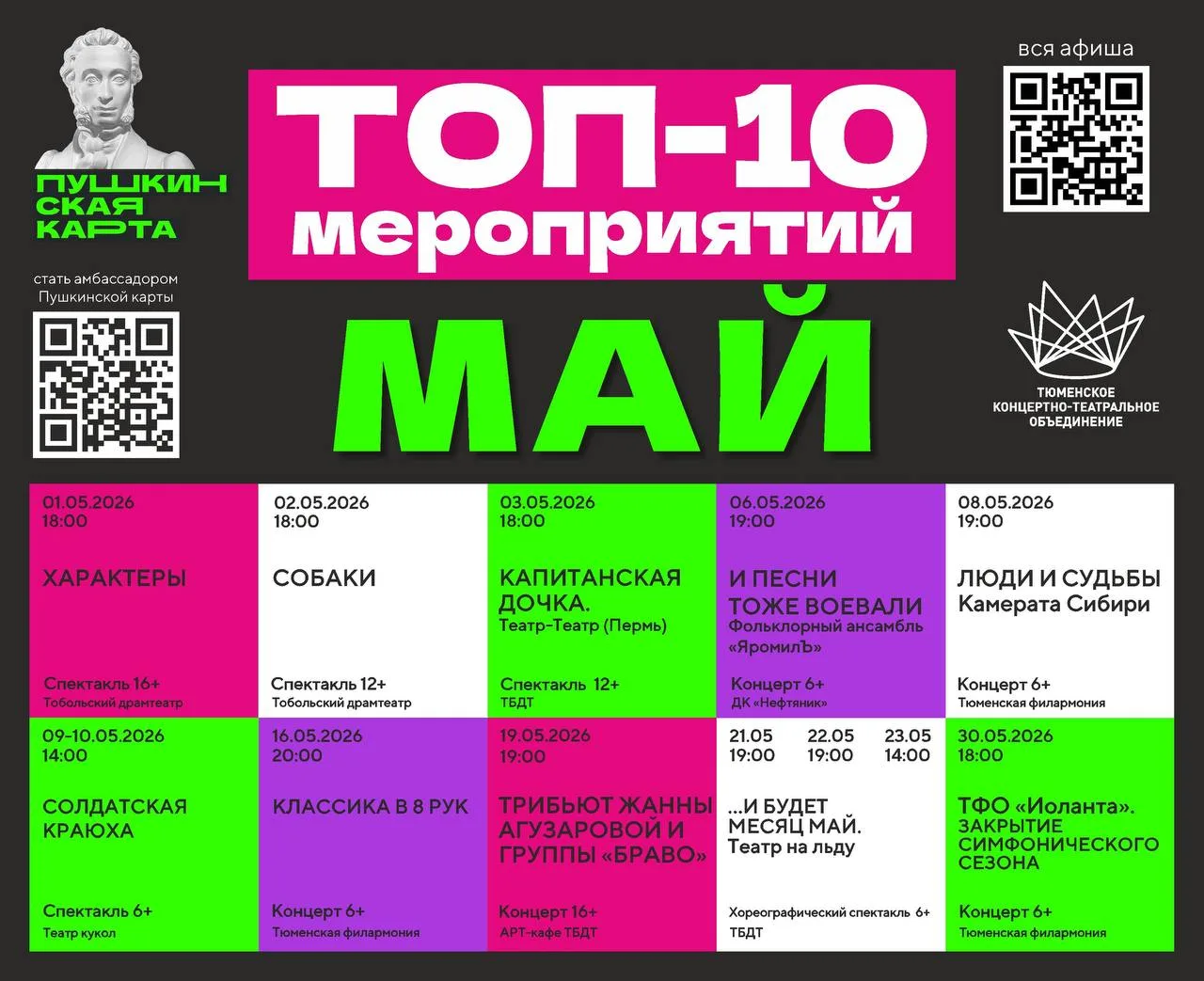 Майские выходные с семьёй по Пушкинской карте! 🌼