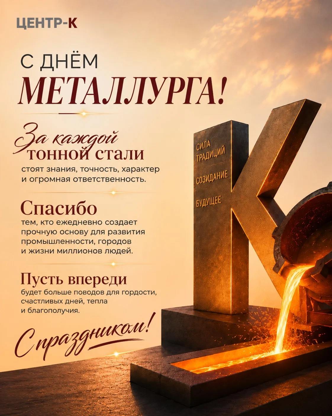 С Днём Металлурга!