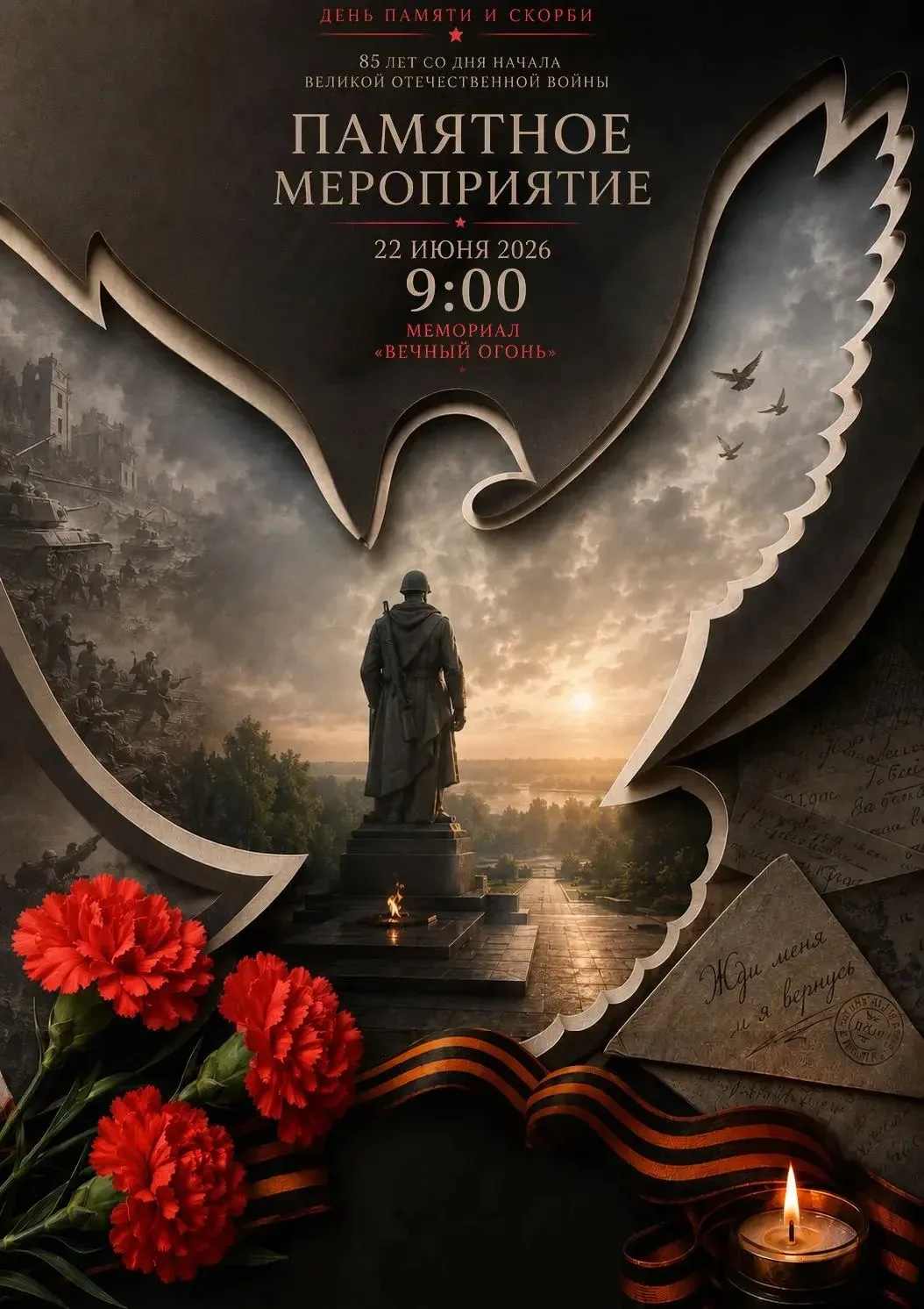 🕯️ 22 июня — День памяти и скорби
 
Приглашаем жителей и гостей Красногвардейского района принять у