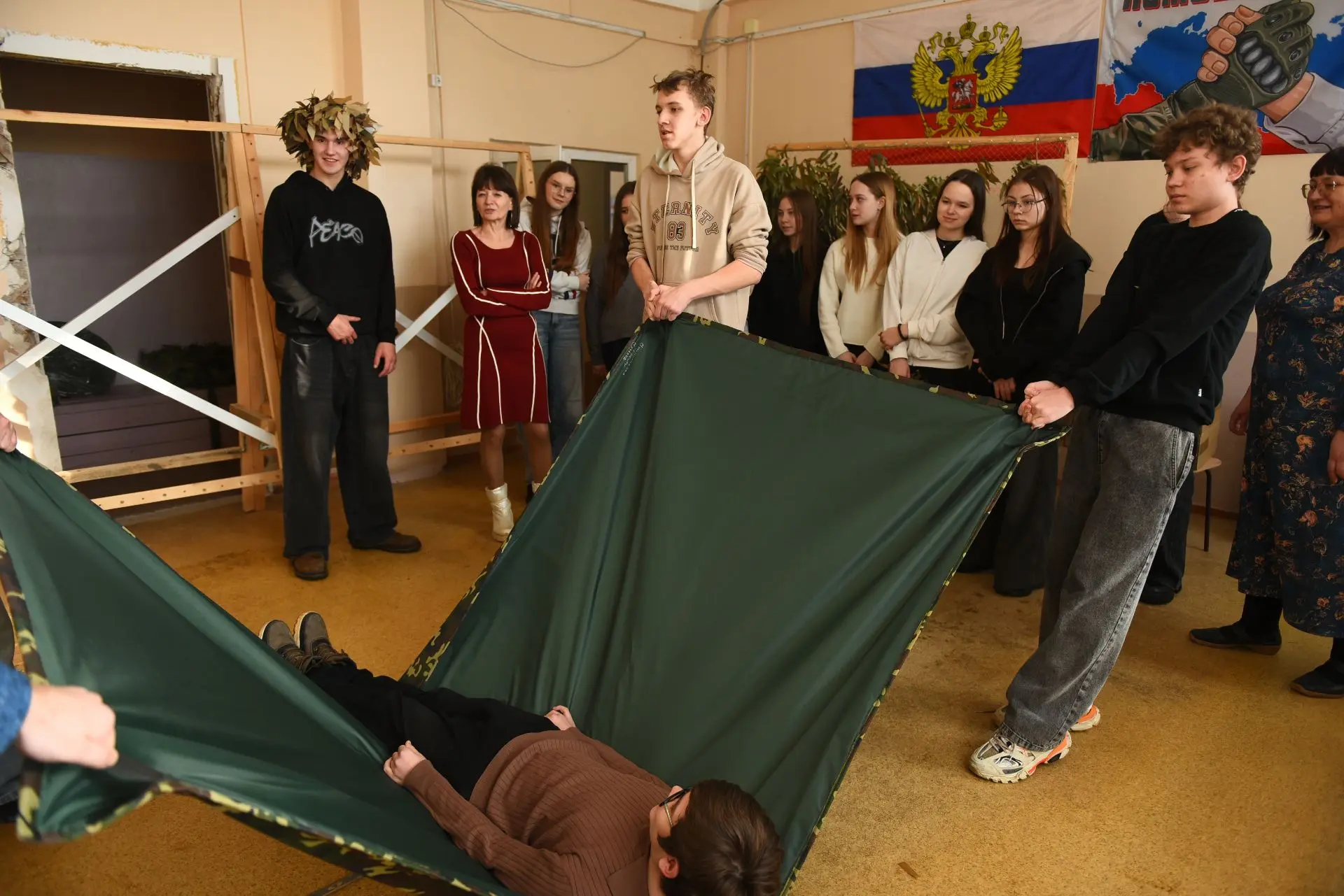 Воспитание патриотизма: учащиеся ГБОУ СОШ №1 "ОЦ" п.г.т. Стройкерамика приняли участие в «Уроке муже