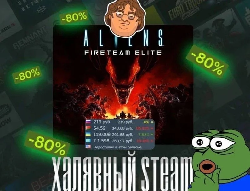 👹 Уже есть сиквел — Aliens: Fireteam Elite получила8️⃣0️⃣