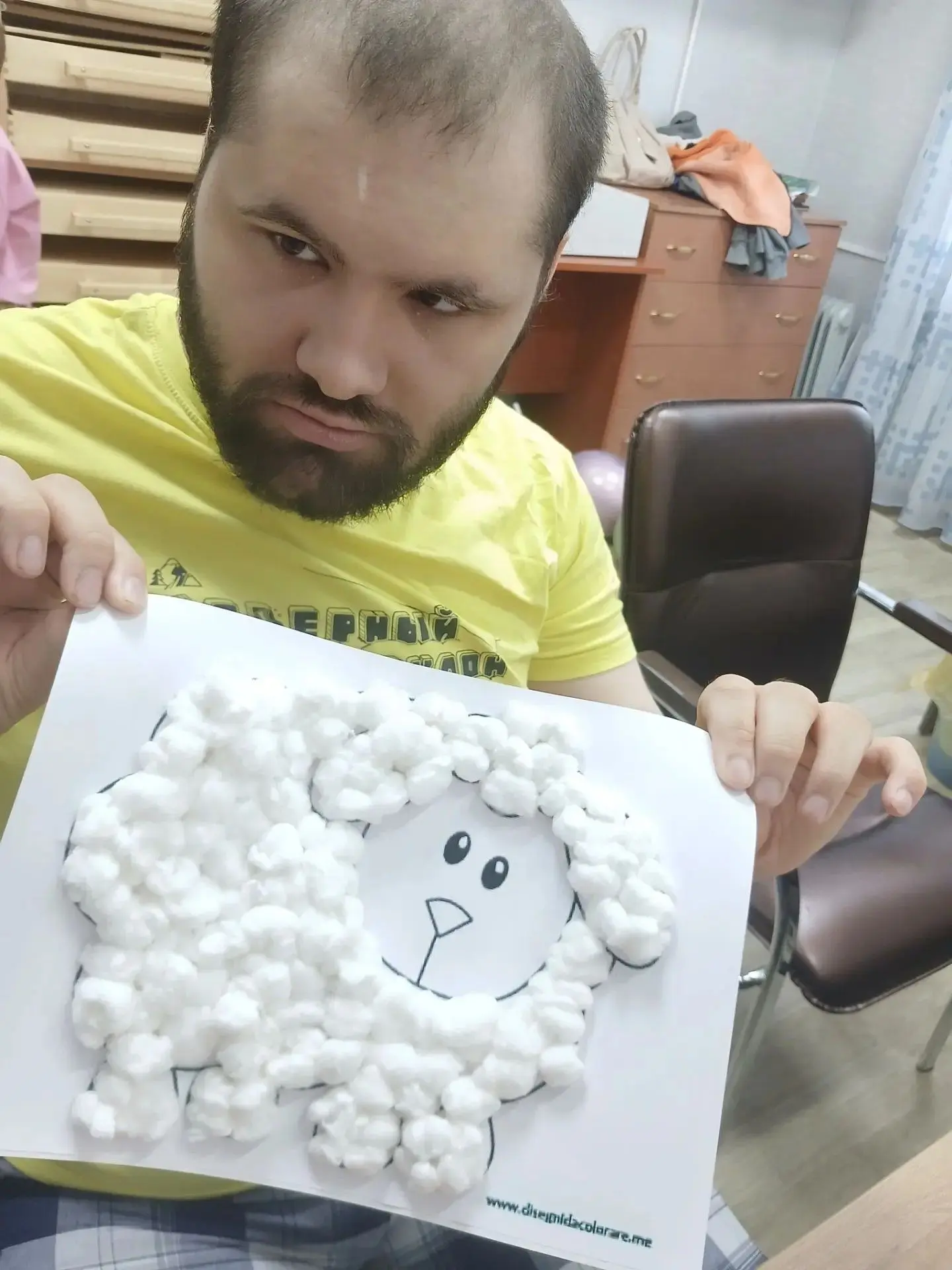 Пушистое чудо: создаём панно с барашками!