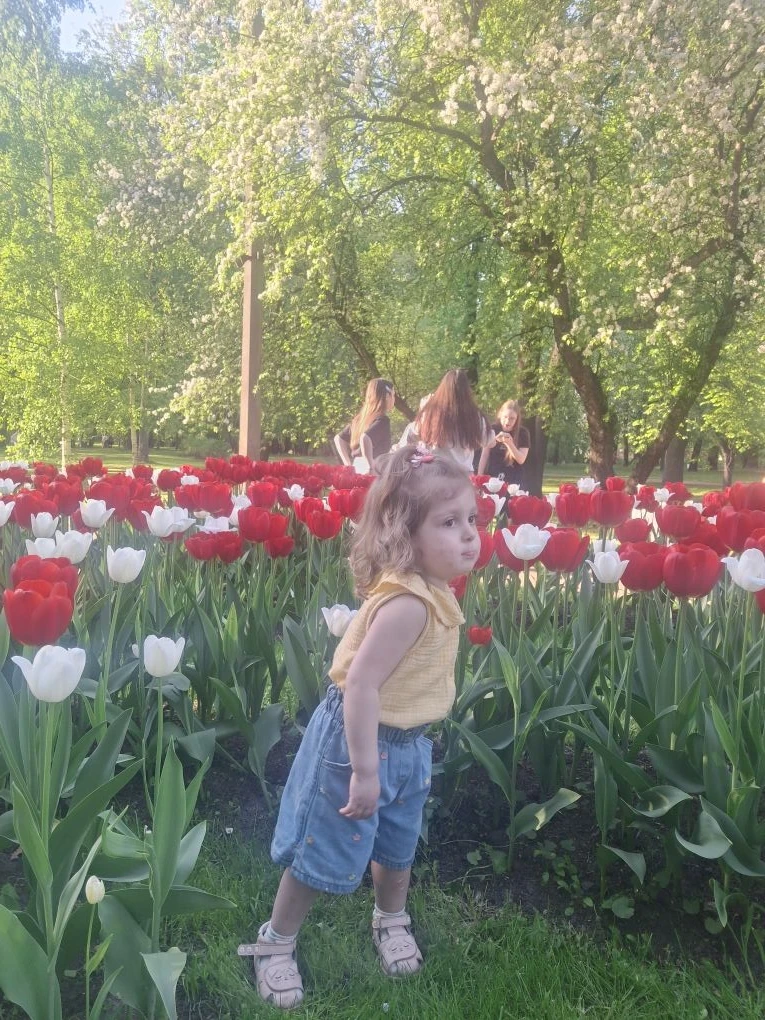 Цветы и дети…