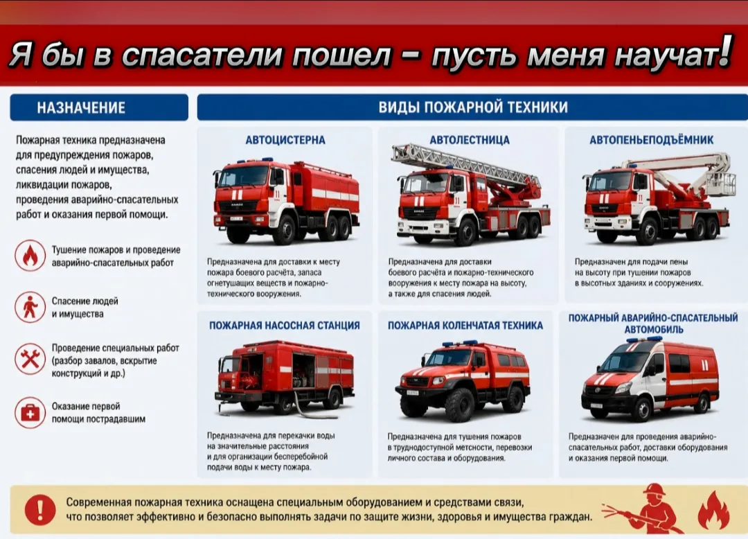 Назначение и виды пожарной техники.

✅Общее понятие пожарной техники
Пожарная техника — это совокупн