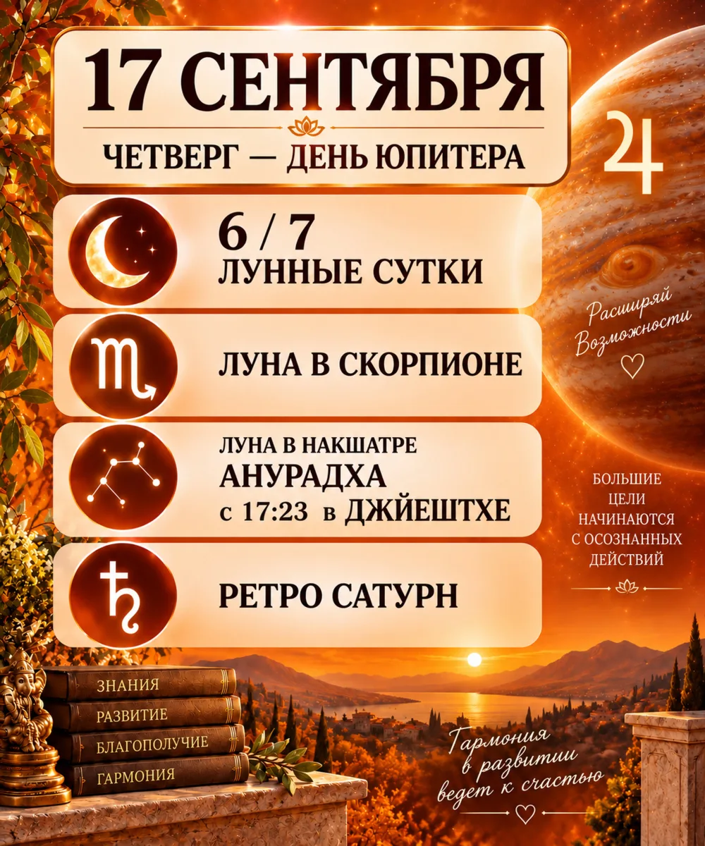 🌟 17 сентября