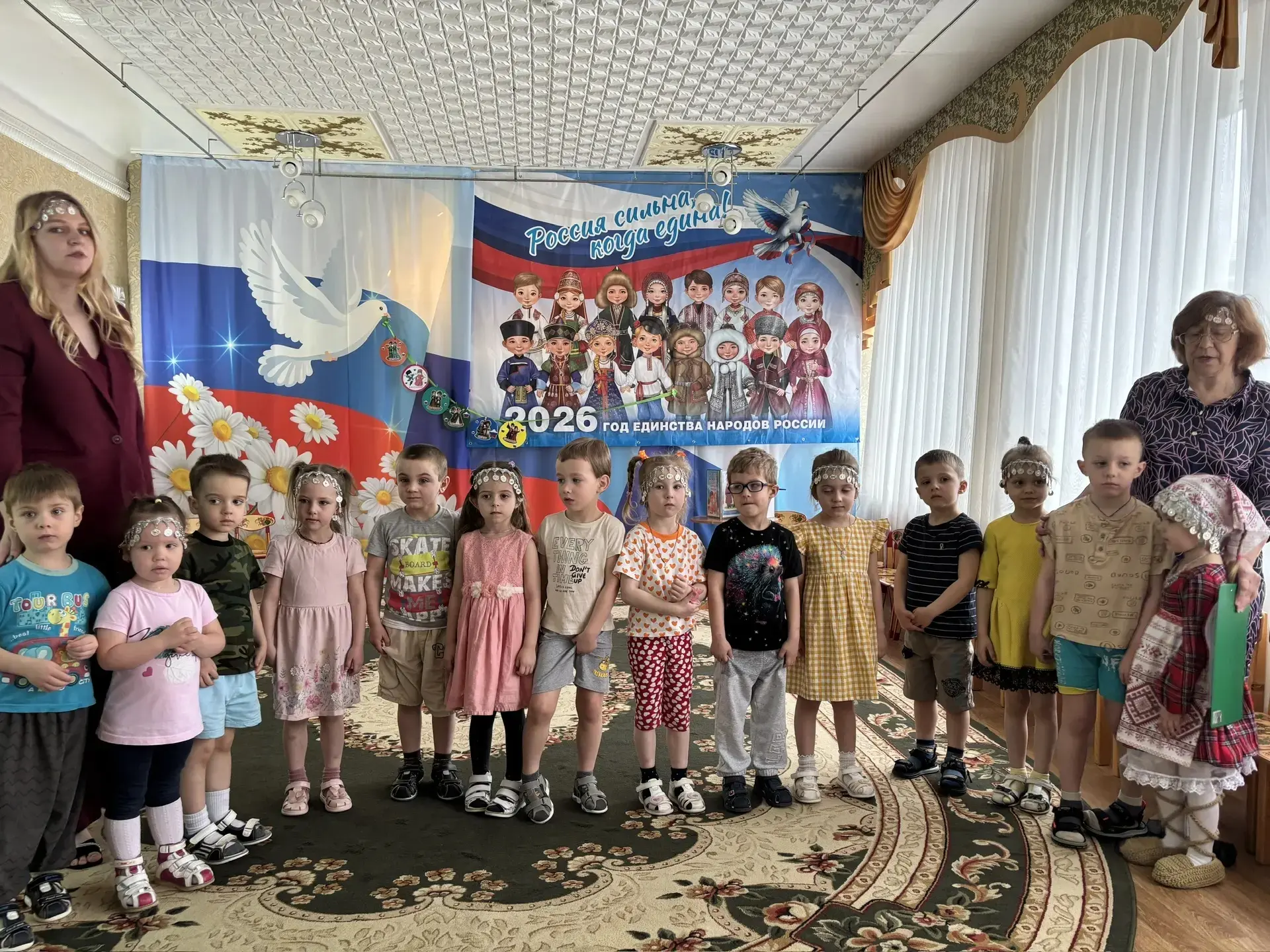 Удмуртия! Именно о ней поведали нам сегодня дети, педагоги и родители средней группы "Незабудки". 
О