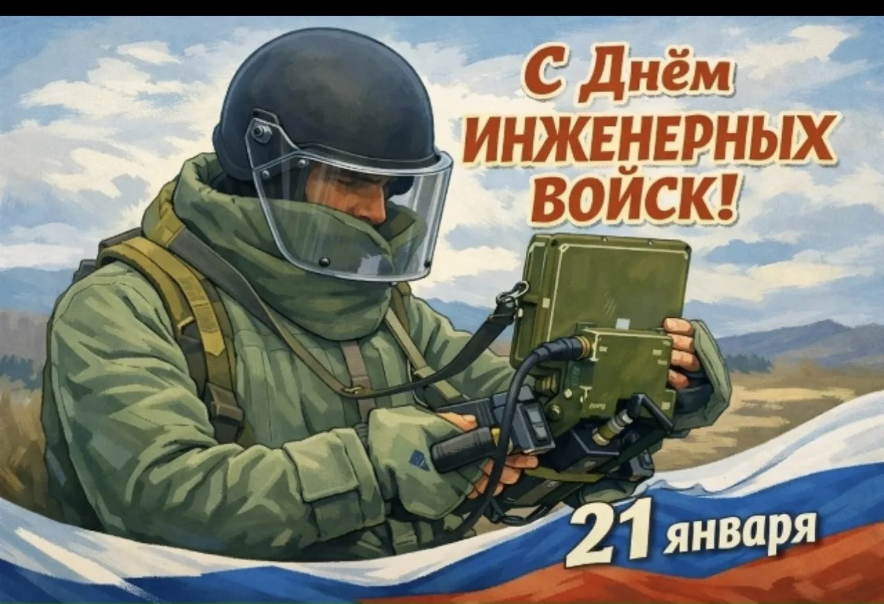 21 января, мы отмечаем важный праздник — День инженерных войск Вооруженных Сил Российской Федерации.