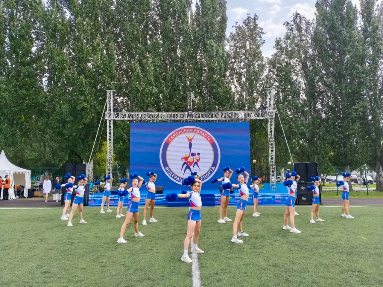 8 августа от лица Федерации чир спорта Самарской области спортсмены команды «Притяжение...