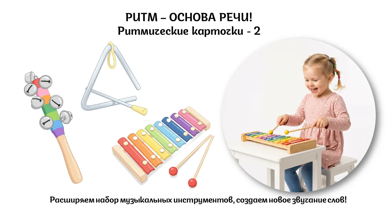 Продолжение ритмических карточек 🔥