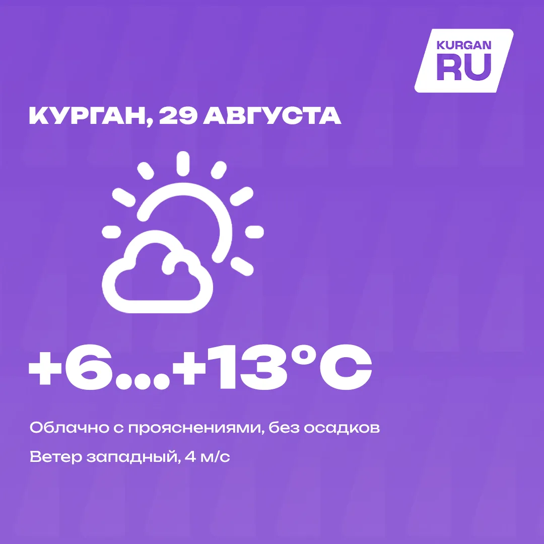Доброе утро, курганцы! 💜