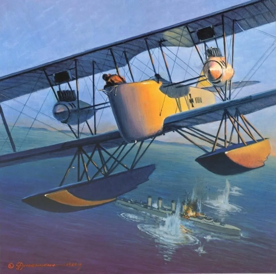 21 августа 1917 года, немцы разбомбили наш миноносец Стройный.