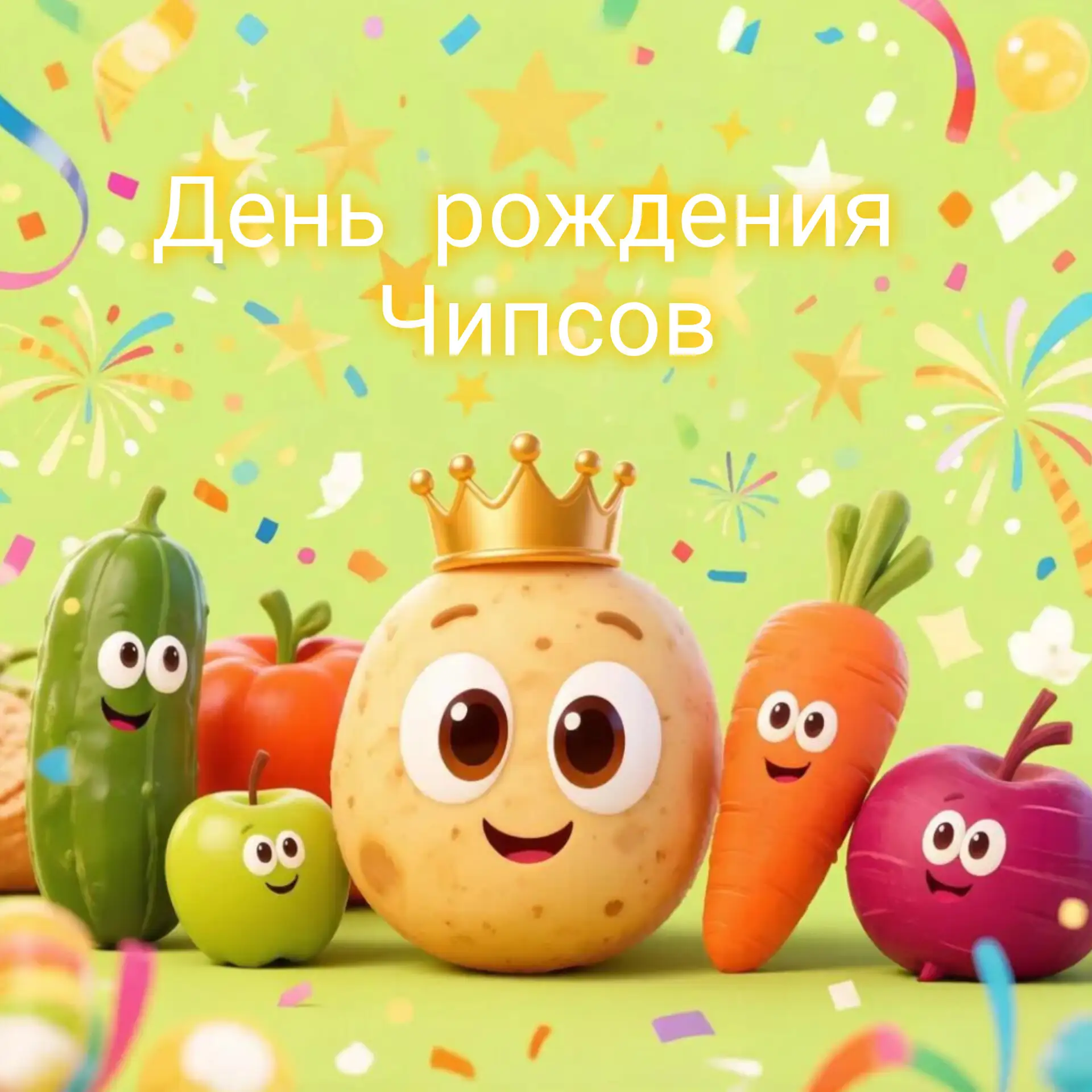 🎉 А вы знали, что 24 августа — день рождения… чипсов?