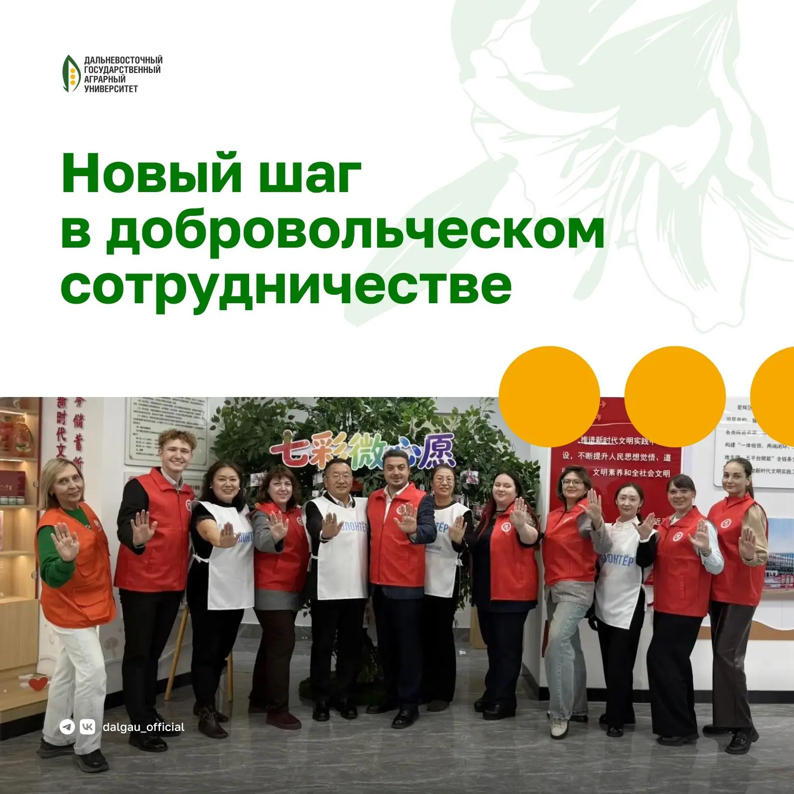 🇷🇺🇨🇳Россия и Китай расширяют волонтёрское сотрудничество