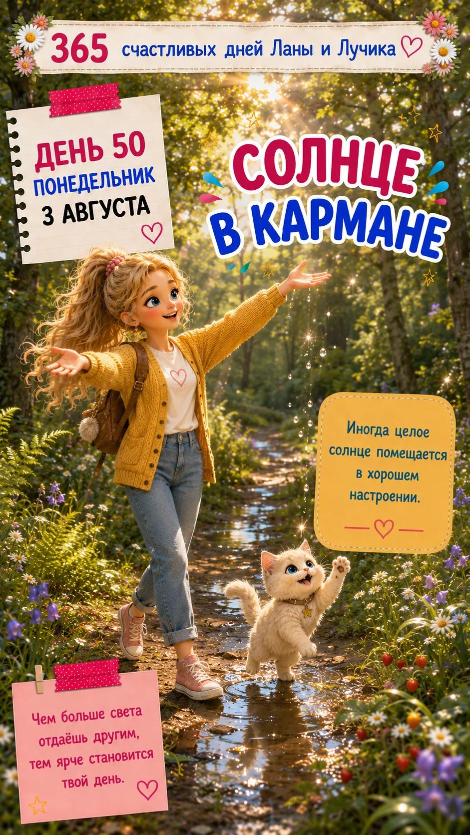 Иногда кажется, что солнце живёт только высоко в небе. Но на самом деле оно умеет прята...