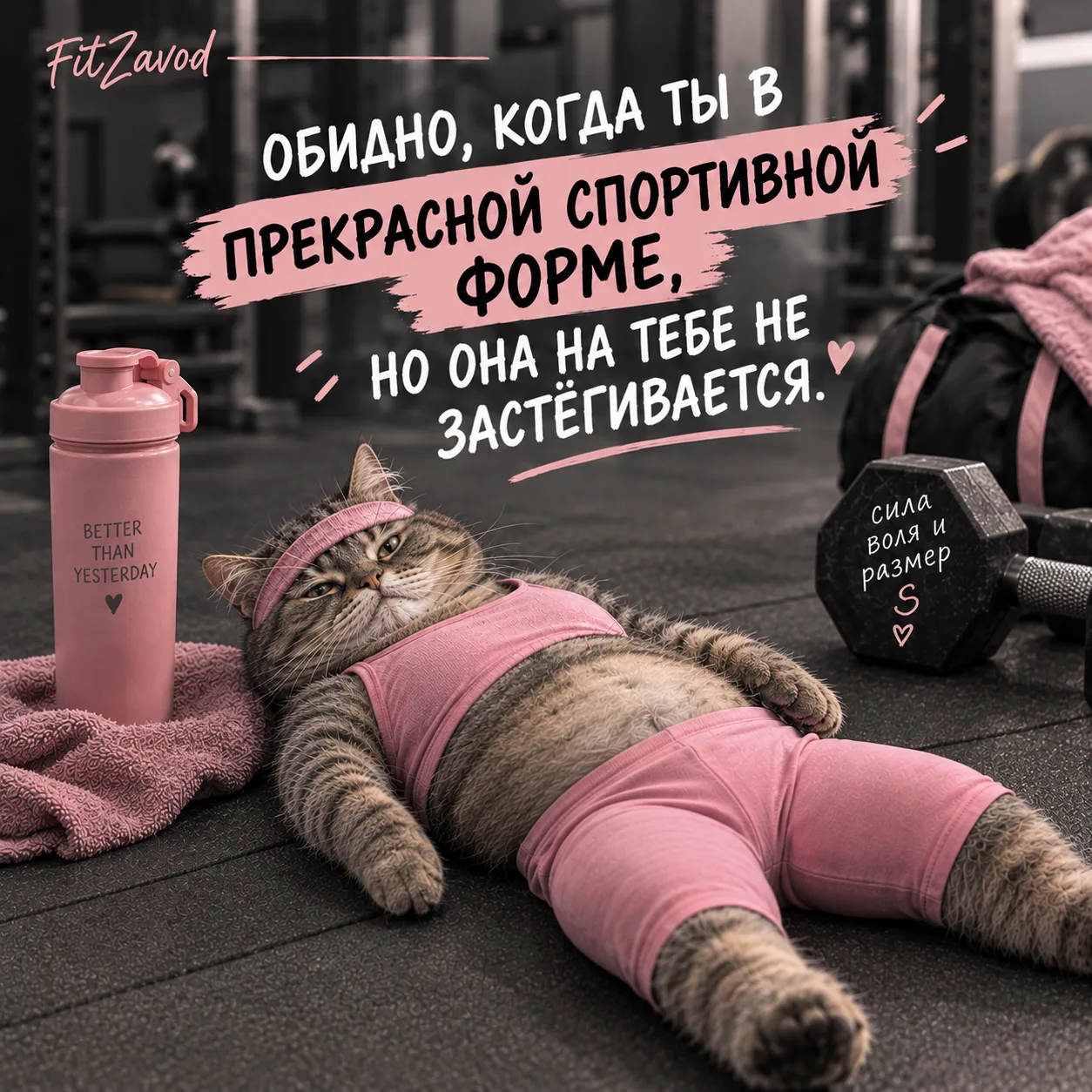 Сила есть, воля есть… осталось только в размер S влезть!