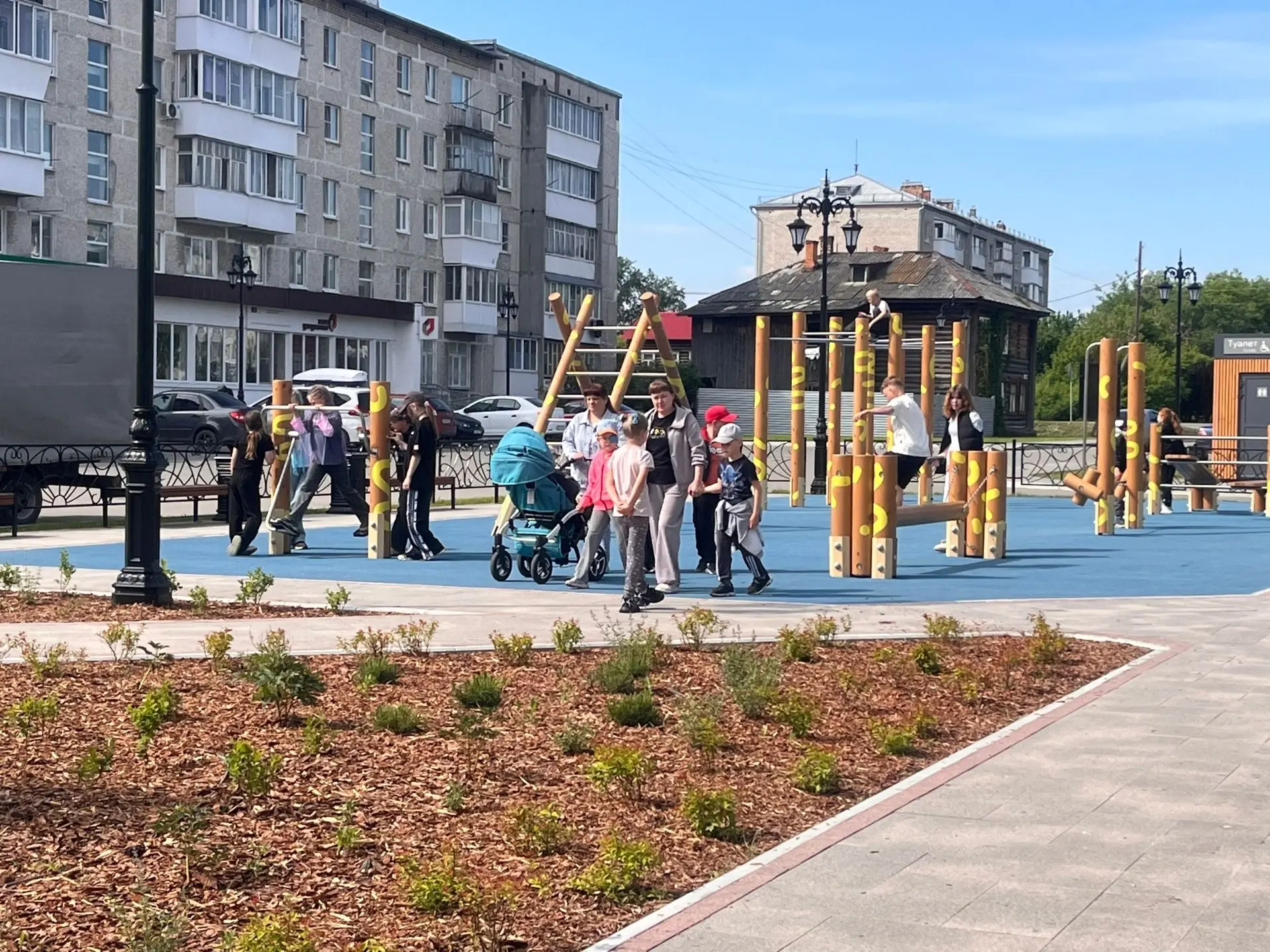 Сквер на реке Серебрянке в Ирбите открыт!