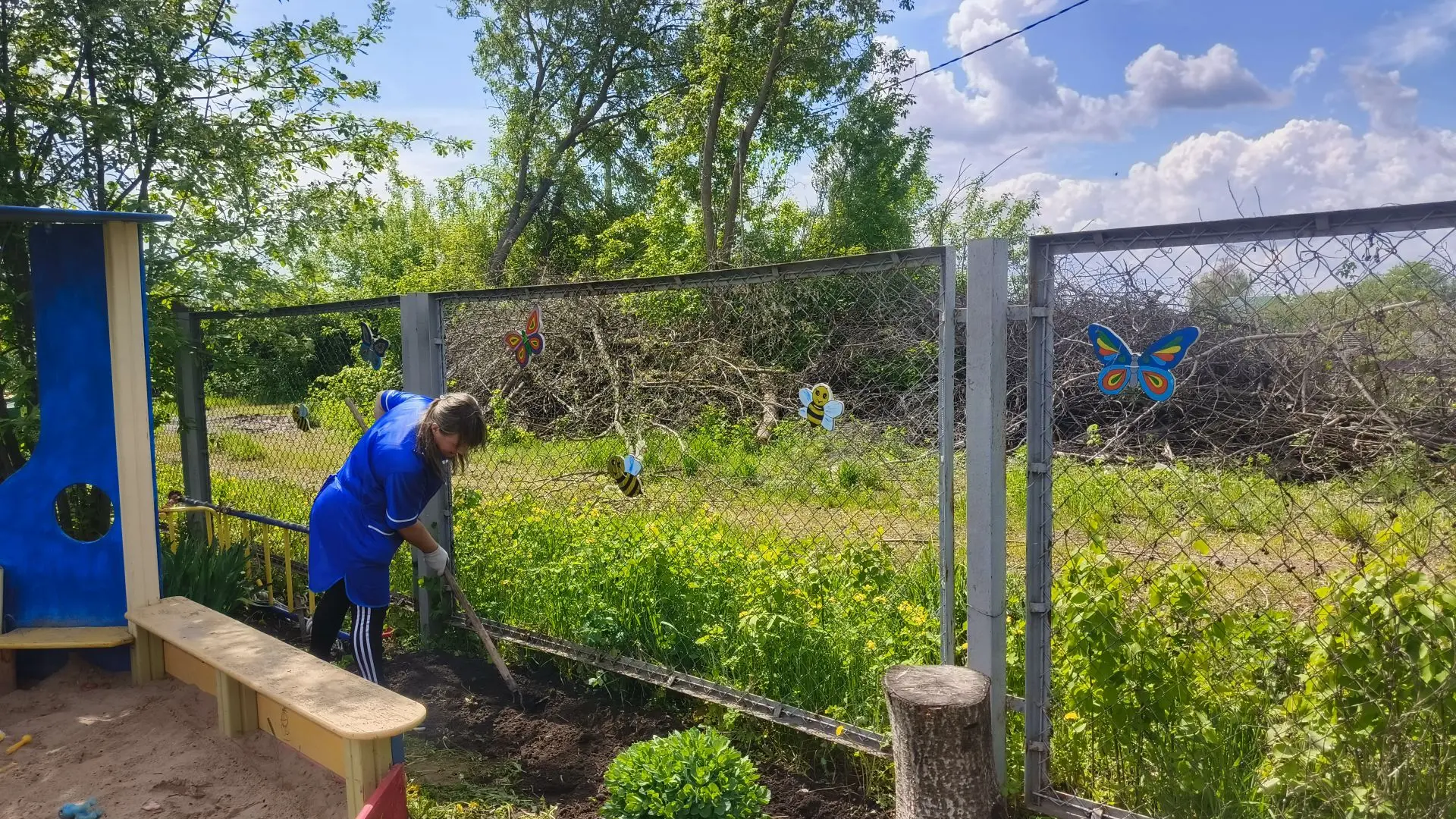 🌺🌱🌸🌿🌼 В детском саду продолжается благоустройство территории