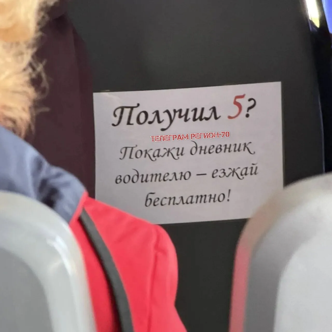 Бесплатный проезд за пятёрки в Томске