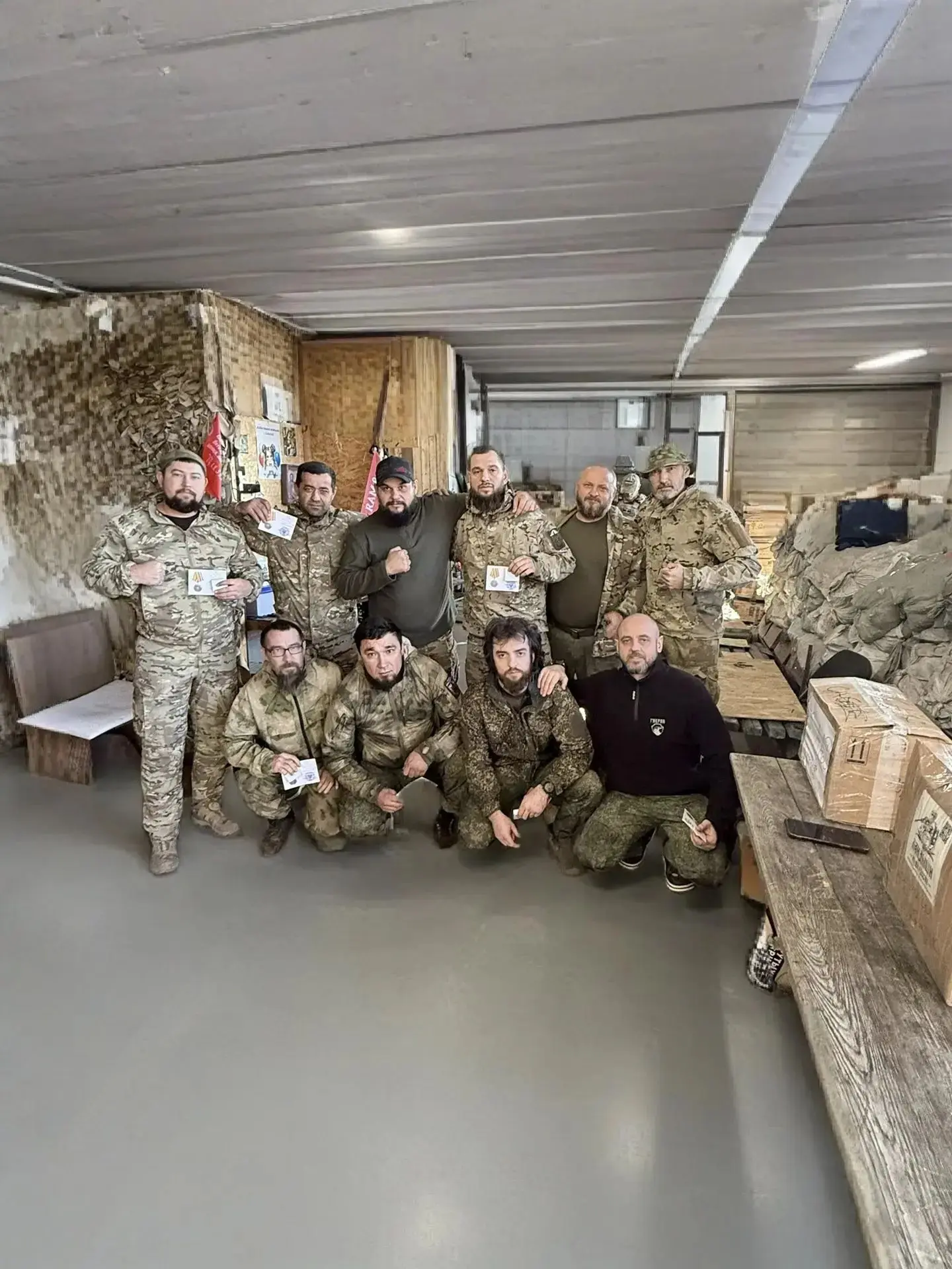 Награждение воинов батальона "Терек" медалями "Участник СВО" Министерства обороны РФ и ...