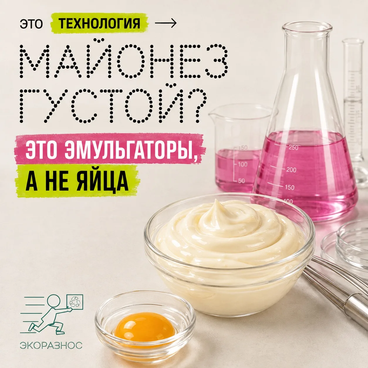 Почему магазинные майонезы такие густые — это эмульгаторы