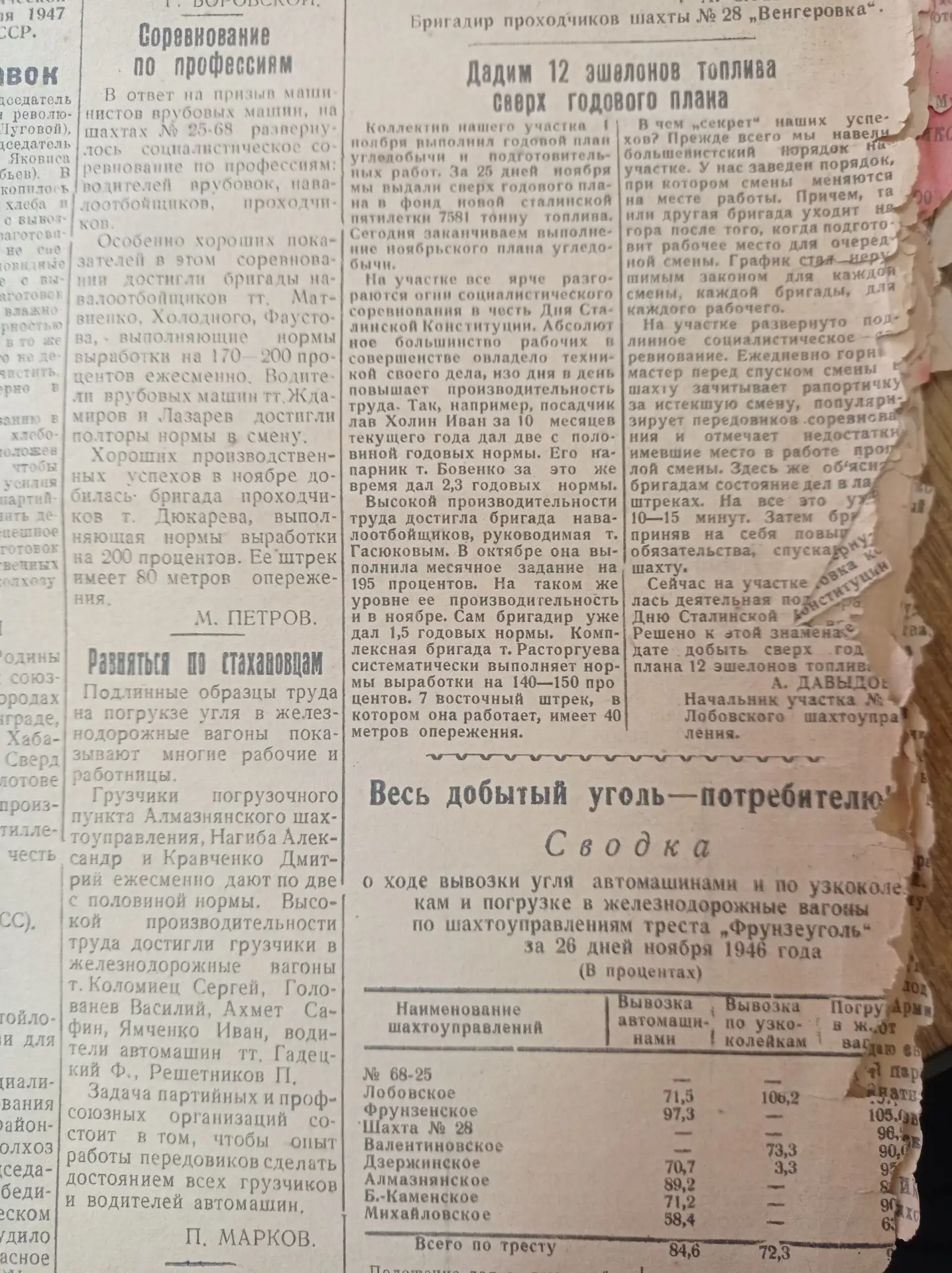 «В подшивках газет живёт история»